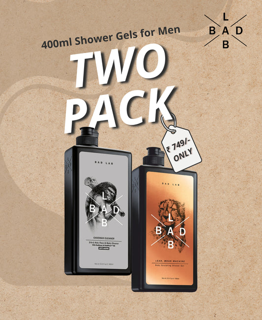 Bad Lab Pack of 2 Shower Gels - Anti Aging + Lean Mean Machine